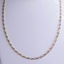 Vintage Solid 9Ct Yellow Gold 375 Figaro Necklace Chain ,  length 16" - 3,7g Image 3