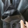 Black real leather Jacket UK 14 Image 2