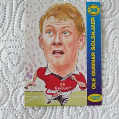 Ole Gunnar Solskjaer Manchester United Football Trading Card 1998 to 1999