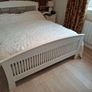 5ft 6 wooden frame double bed Image 3
