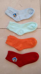 4 x NEW Bamboo Kids 5-8Y Socks Boys Girls