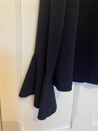Warehouse long peplum sleeve top