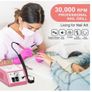 Electric Nail Files,Professional Electric Nail Drill 30000 RPM Efile Buffer Manicure Grinder Tool for Acrylic Gel Nails with Nail Drill Bits Set and Sanding Bands (Pink) Image 6
