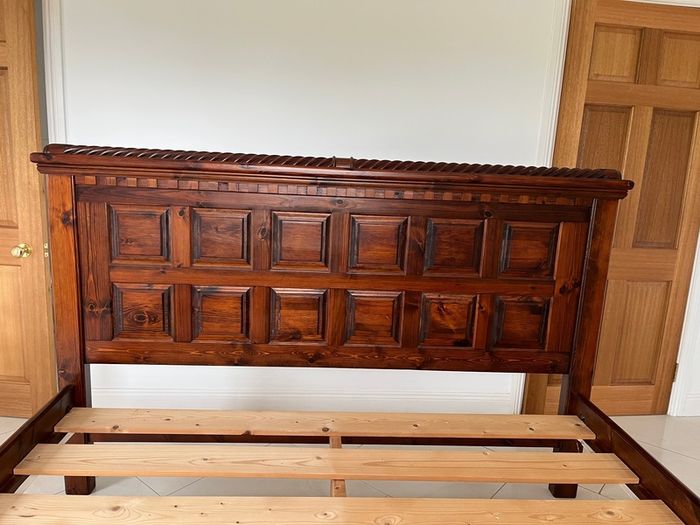 Solid Heavy Bed Frame