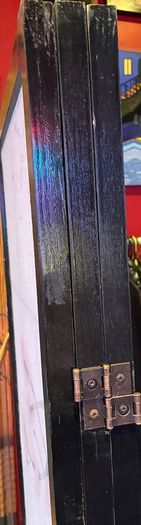 Japanese Shoji 4 Panel Folding Room Divider Mount Fuji