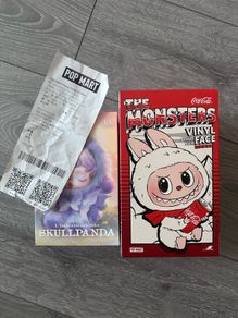 Labubu toys, SkullPanda, unopened