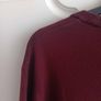 Mens Burgundy Crew Neck Sweater Image 2