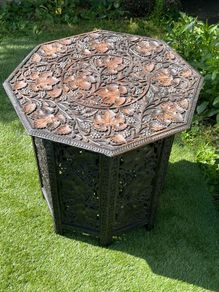 Beautiful Antique Campaign Tea Table circa 1900
