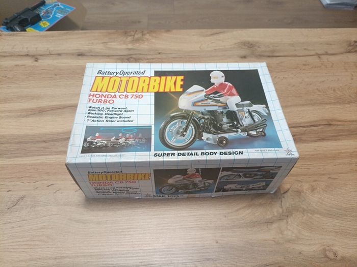 Rare Vintage 1980s BatteryOperated Motorbike Honda CB 750 Turbo