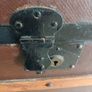 antique victorian barrel top steamer trunk Image 8