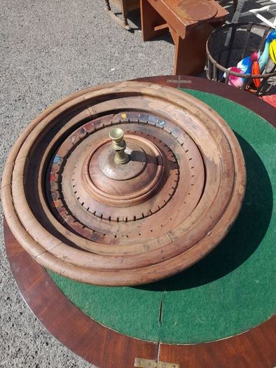 Antique Fairground Gaming Wheel