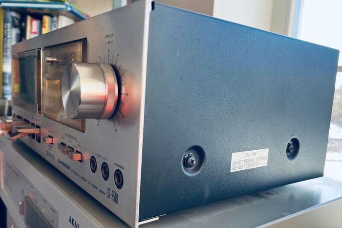 From 1978 Cassette deck Pioneer CT-F500, working good.