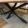 Wooden Dining Table with Bench and Chairs for Sale Image 3