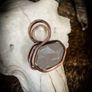 Copper Coiled Around a Raw Clear Quartz Crystal Ring Size Medium Image 4