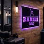 Barber Shop LED Sign Image 2