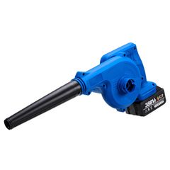 Blue 2 Battery 1600W Cordless Electric Air Blower 2 In 1 Blowing&Suction Leaf Blower PC Dust Collector Vacuum Cleanner For Makita 18V Battery