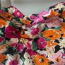 dress Bnwt Bershka 100% cotton floral dress size large off shoulder with sleeves Image 6