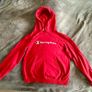 Champion Hoodie/Sweatshirt Red Medium Image 3