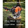 Gas Pole Saw, 33CC 2 Stroke Gas Powered Pole Saws with 20.3 cm Cutting Bar, Cordless Tree Trimmer with 850ml Fuel Tank, 2.08 to 3.58 m Extendable Image 7