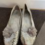 Silver Sparkly Party Shoes Image 2