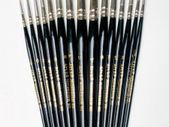 Synthetic Hair Brush - Flat Series 211 (Set of 14)