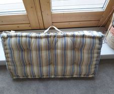 BNWT Multi Stripe Cotton Seatpad Cushion