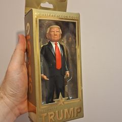 President Donald Trump Action Figure 2016 Toy Art FCTRY Middle Finger