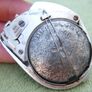 FLAMINAIRE Vintage 1950s Galet Butane Gas Silver Lighter Made in France (top cover is missing) Image 5