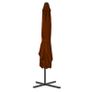 Outdoor Parasol with Steel Pole Terracotta 250x250x230 cm Image 2