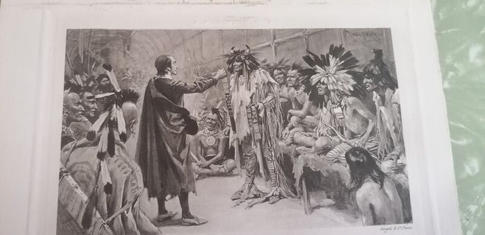 Antique 'The Jesuits in North America' by Parkman 1908