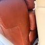 Brown leather arm chair Image 4