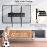 TV Wall Bracket for Most 26-60 Inch TVs, Sturdy Tilt TV Bracket with VESA 75x75-400x400mm, 55 Inch Slim TV Wall Mount with Safe Pull Strings, Up to 52kg, Black (FREE POSTAGE) Image 5