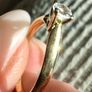 18 ct gold Solitaire ring Image 8