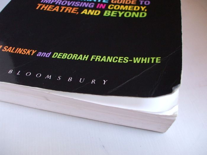 SALE!  THE IMPROV HANDBOOK The Ultimate Guide to Improvising in Comedy, Theatre, and Beyond by Tom Salinsky and Deborah Frances-White