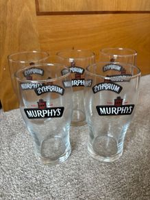 Murphy's Irish Stout Tulip Pint Glasses