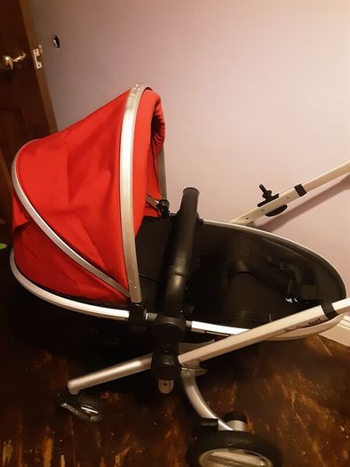 Red silver cross pram/buggy immaculate condition