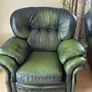 3 seater Leather Couch and 2 Leather Armchairs Image 3