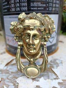 Vintage Heavy Brass Door Knocker