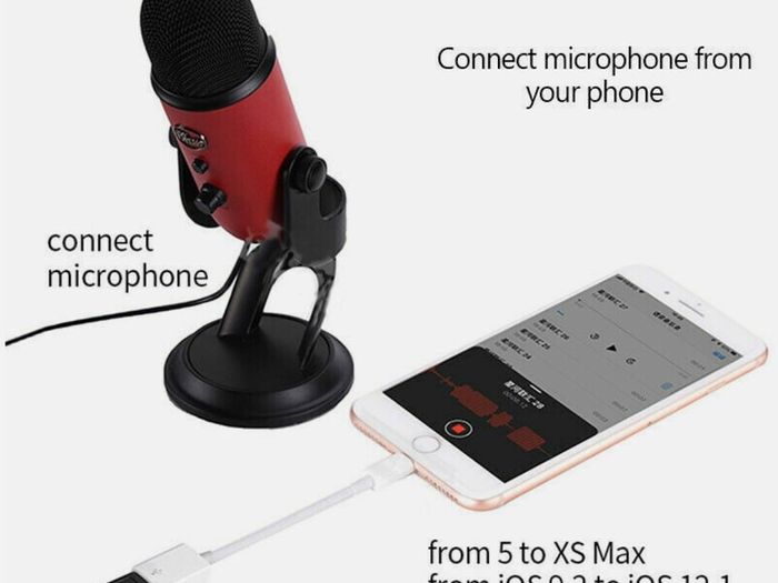 Genuine Lightning to Jack Cable Adapter USB iPhone Certified Apple MFI USB A OTG Camera Socket
