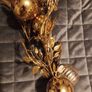 Luxury gold bauble christmas garland Image 3