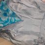 Vintage 80s blue floral midi dress size Small Cowl neckline Postage included Image 9