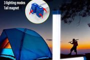 15CM LED Rechargeable Tube Camping Light Magnetic Suspension Portable Light Bulb for Emergency Night Market Outdoor Lighting