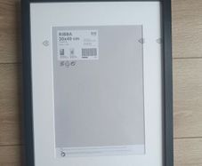 3 x RIBBA black frames
