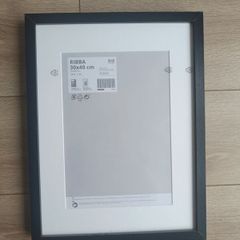 3 x RIBBA black frames