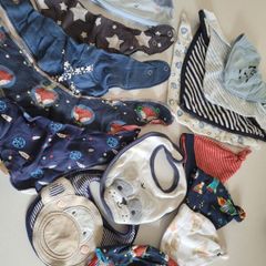 Large bundle baby hats and bibs