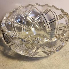 Nice Haevy Crystal Bowl No Stamp.