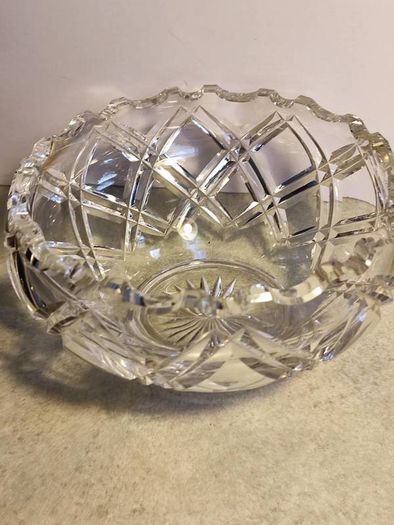 Nice Haevy Crystal Bowl No Stamp.