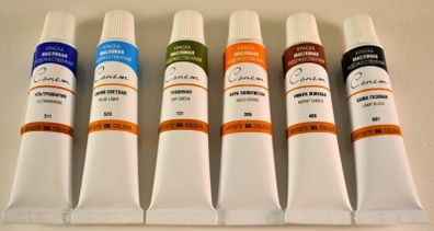 Sonnet Artists Oil Colour Set (12 x 10 ml Tubes)
