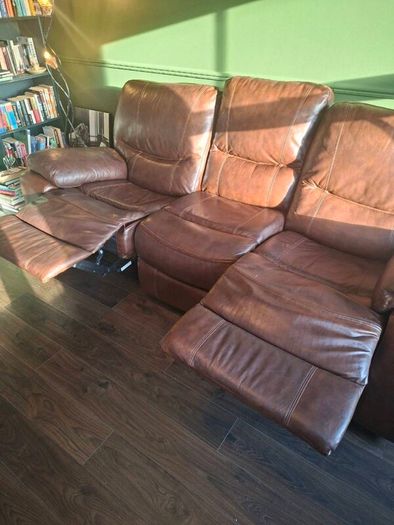 Leather couch