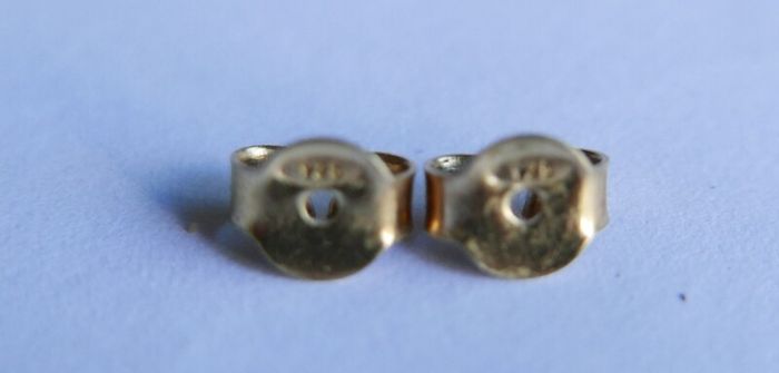 Sterling Silver 925 Gold Plated Dangle Boho Earrings 4,8g